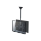 Neomounts NM-C440DBLACK Dual monitor/TV mount ceiling | Adjustable Height, Rotate, Tilt, Swivel | 32-60 