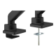 Neomounts Desk Mount | DS70PLUS-450BL1 Monitor Arm | Adjustable Height, Rotate, Tilt, Swivel | 17-49 