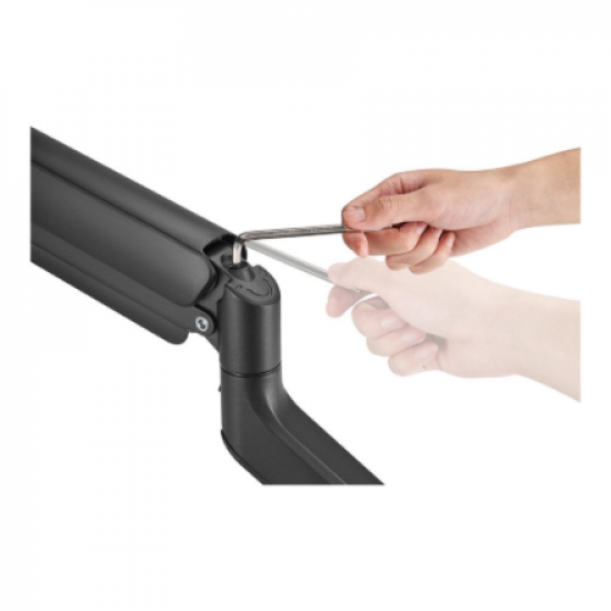 Neomounts Desk Mount | DS70PLUS-450BL1 Monitor Arm | Adjustable Height, Rotate, Tilt, Swivel | 17-49 