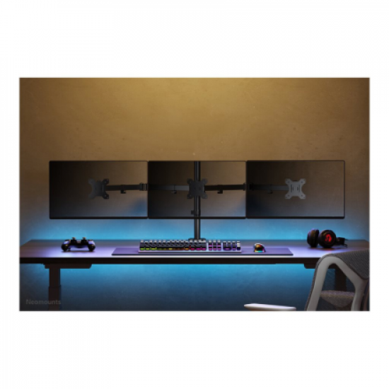 Neomounts Desk Mount | FPMA-D550D3BLACK Monitor Arm | Adjustable Height, Rotate, Tilt, Swivel | 10-27 