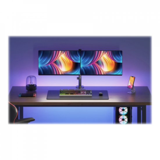 Neomounts Desk Mount | FPMA-D550DBLACK Monitor Arm | Adjustable Height, Rotate, Tilt, Swivel | 10-32 