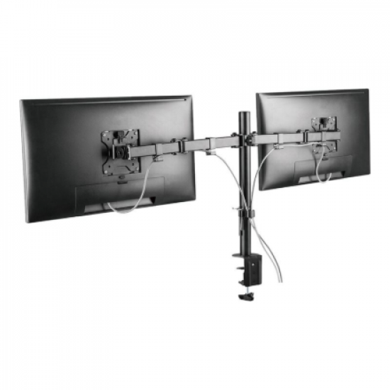 Neomounts Desk Mount | FPMA-D550DBLACK Monitor Arm | Adjustable Height, Rotate, Tilt, Swivel | 10-32 