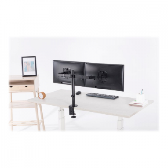 Neomounts Desk Mount | FPMA-D550DBLACK Monitor Arm | Adjustable Height, Rotate, Tilt, Swivel | 10-32 