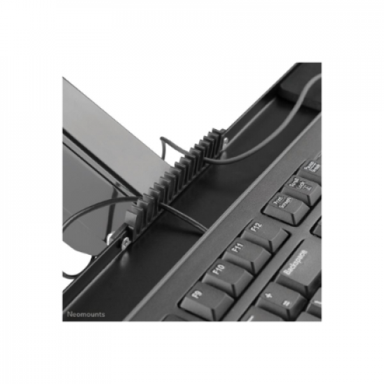 Neomounts Desk Mount | DS90-325BL1 Sit-stand workstation desk | Adjustable Height, Rotate, Tilt, Swivel | 17-32 