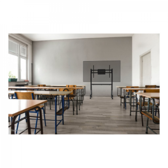 Neomounts Floor stand | FL50-525BL1 TV trolley | Adjustable Height | 55-86 