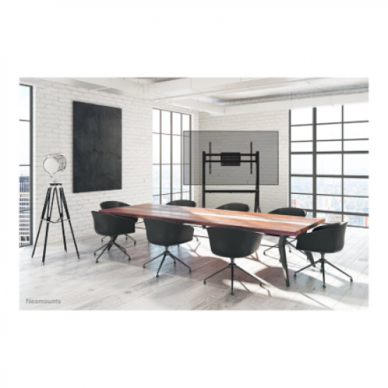 Neomounts Floor stand | FL50-525BL1 TV trolley | Adjustable Height | 55-86 