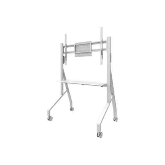 Neomounts Floor stand | FL50-525WH1 TV trolley | Adjustable Height | 55-86 