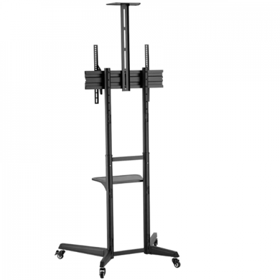 Neomounts Floor stand | FL50-550BL1 TV trolley | Adjustable Height, Tilt | 37-70 