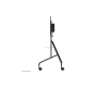 Neomounts Floor stand | FL50-575BL1 TV trolley | Adjustable Height | 65-110 