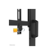 Neomounts Floor stand | FL50-575BL1 TV trolley | Adjustable Height | 65-110 
