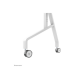 Neomounts Floor stand | FL50-575WH1 TV trolley | Adjustable Height | 65-110 