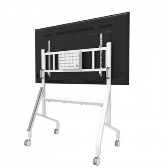 Neomounts Floor stand | FL50-575WH1 TV trolley | Adjustable Height | 65-110 