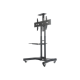 Neomounts Floor stand | NM-M1700BLACK TV trolley | Adjustable Height | 32-75 