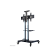 Neomounts Floor stand | NM-M1700BLACK TV trolley | Adjustable Height | 32-75 