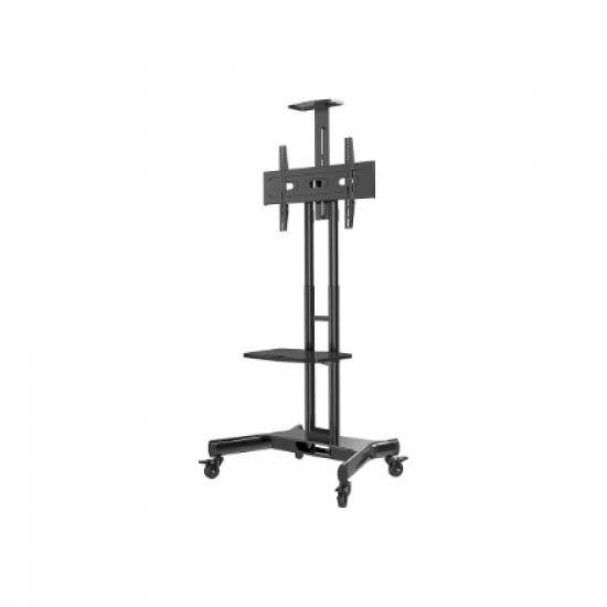 Neomounts Floor stand | NM-M1700BLACK TV trolley | Adjustable Height | 32-75 