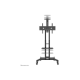 Neomounts Floor stand | NM-M1700BLACK TV trolley | Adjustable Height | 32-75 