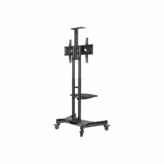 Neomounts Floor stand | NM-M1700BLACK TV trolley | Adjustable Height | 32-75 