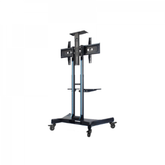 Neomounts Floor stand | NM-M1700BLACK TV trolley | Adjustable Height | 32-75 