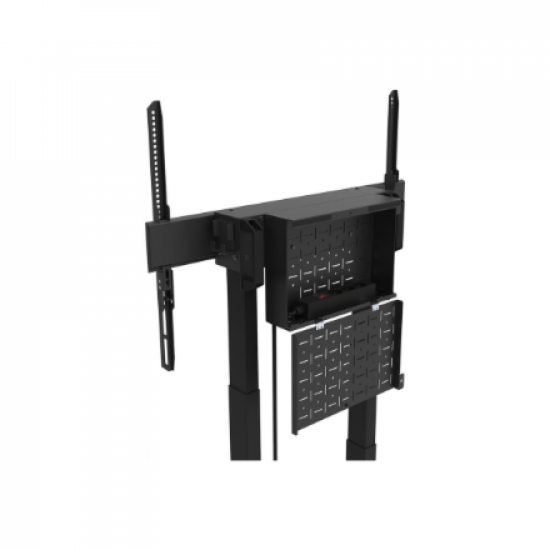 Neomounts Floor stand | FL55-875BL1 TV trolley | Adjustable Height | 55-100 