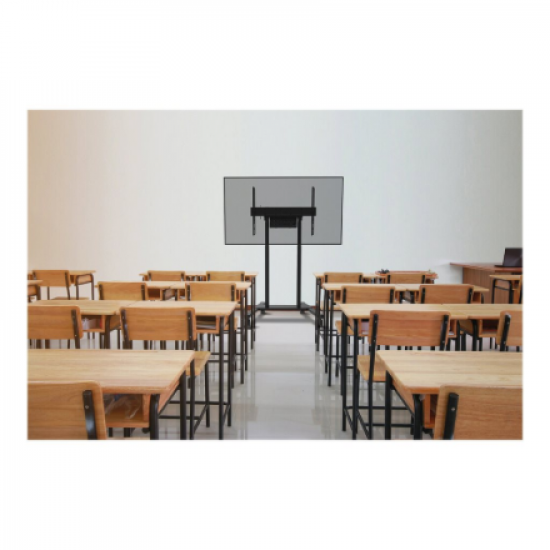 Neomounts Floor stand | FL55-875BL1 TV trolley | Adjustable Height | 55-100 