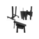 Neomounts Floor stand | FL55-875BL1 TV trolley | Adjustable Height | 55-100 