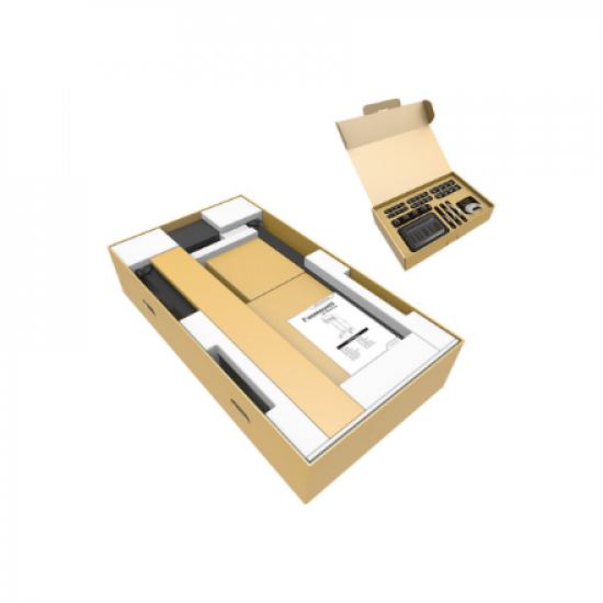 Neomounts Floor stand | FL55-875BL1 TV trolley | Adjustable Height | 55-100 