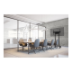 Neomounts Floor stand | FL55-875BL1 TV trolley | Adjustable Height | 55-100 