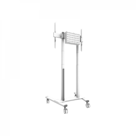 Neomounts Floor stand | FL55-875WH1 TV trolley | Adjustable Height | 55-100 
