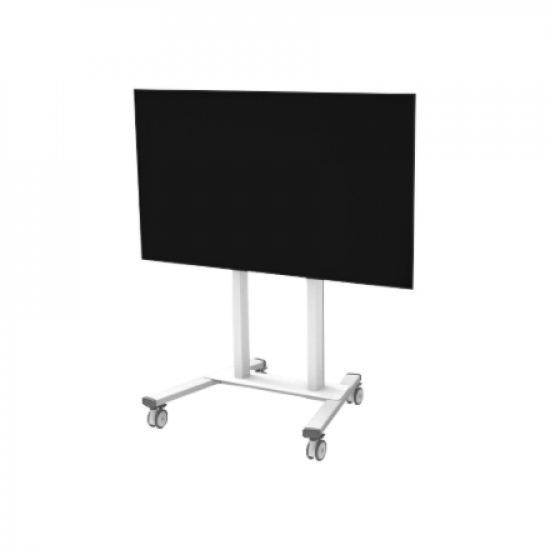 Neomounts Floor stand | FL55-875WH1 TV trolley | Adjustable Height | 55-100 