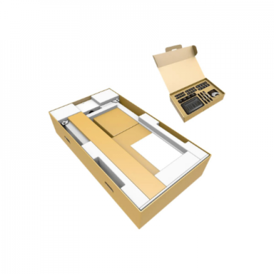 Neomounts Floor stand | FL55-875WH1 TV trolley | Adjustable Height | 55-100 