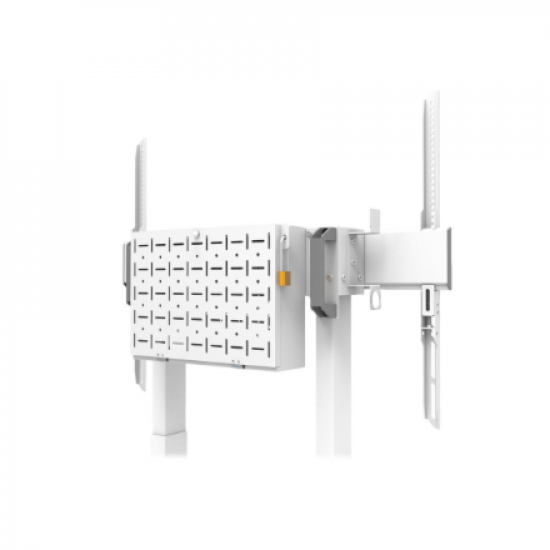 Neomounts Floor stand | FL55-875WH1 TV trolley | Adjustable Height | 55-100 