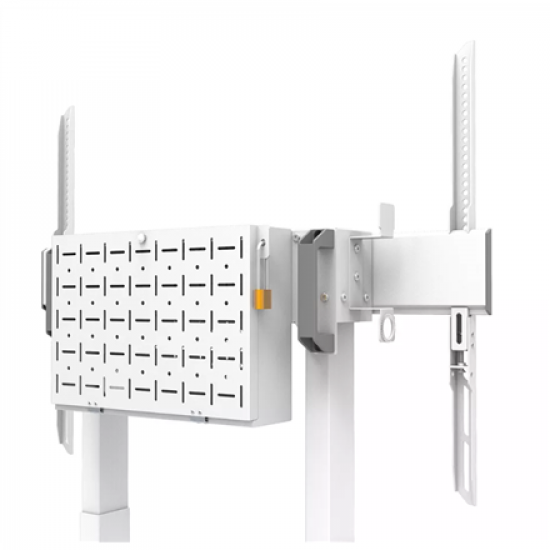 Neomounts Floor stand | FL55-875WH1 TV trolley | Adjustable Height | 55-100 