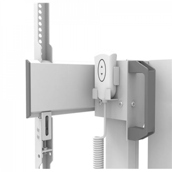 Neomounts Floor stand | FL55-875WH1 TV trolley | Adjustable Height | 55-100 