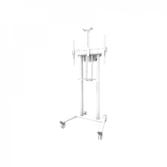 Neomounts Floor stand | FL55-875WH1 TV trolley | Adjustable Height | 55-100 