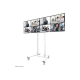 Neomounts Floor stand | ADM-875WH2 Dual screen adapter | Adjustable Height | 42-65 