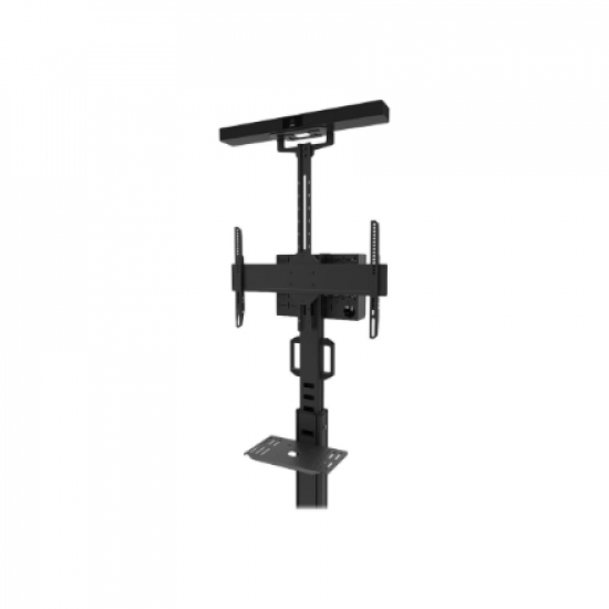 Neomounts AV1-825BL Videobar and multimedia kit - universal | Adjustable Height | Maximum weight (capacity) 9 kg | Black