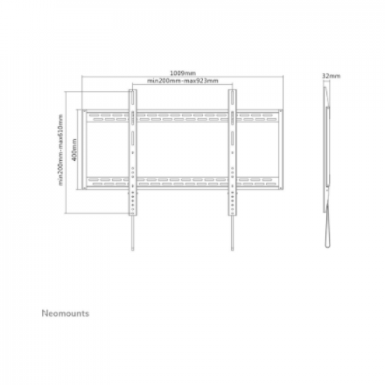 Neomounts Wall mount | LFD-W1000 TV mount wall | 60-100 