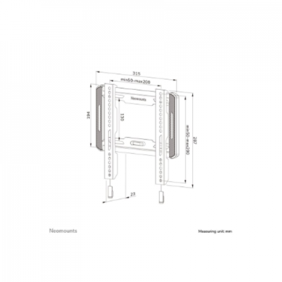 Neomounts Wall mount | WL30-550BL12 TV mount wall | 24-65 