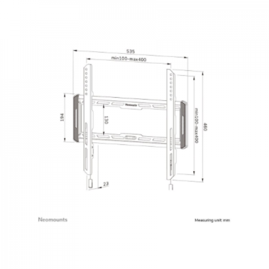 Neomounts Wall mount | WL30-550BL14 TV mount wall | 32-75 