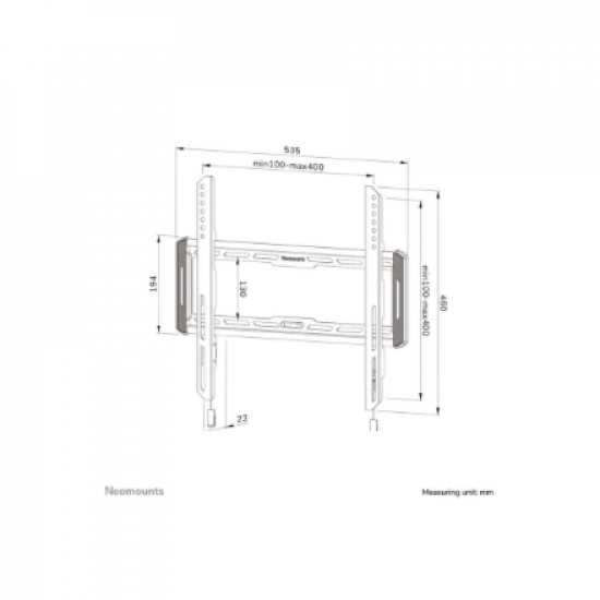 Neomounts Wall mount | WL30-550BL14 TV mount wall | 32-75 