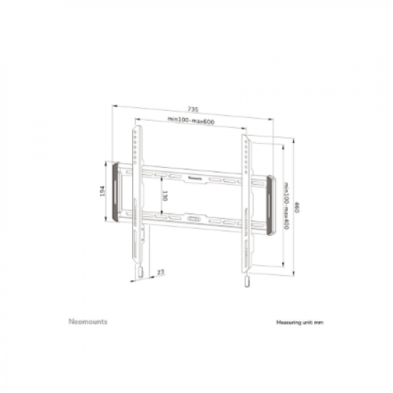 Neomounts Wall mount | WL30-550BL16 TV mount wall | 42-86 