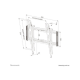Neomounts Wall mount | WL35-550BL14 TV mount wall | Tilt | 32-75 