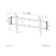 Neomounts Wall mount | WL35-550BL18 TV mount wall | Tilt | 43-86 