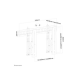 Neomounts Wall mount | LED-VW1000BLACK Videowall wall mount | 40-75 