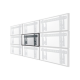 Neomounts Wall mount | LED-VW1000BLACK Videowall wall mount | 40-75 