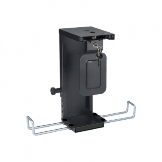 Neomounts CPU-D075BLACK/LK CPU holder | Adjustable Height | Maximum weight (capacity) 10 kg | Black