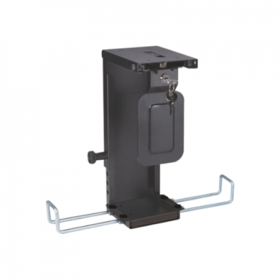 Neomounts CPU-D075BLACK/LK CPU holder | Adjustable Height | Maximum weight (capacity) 10 kg | Black