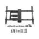 Neomounts Wall mount | WL40-550BL16 TV mount wall | Full motion, Tilt, Swivel | 40-65 