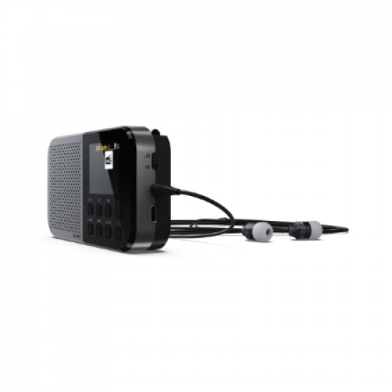Sharp OSAKA Pocket/Handheld Portable Digital Radio | DR-P520(GY) | Bluetooth