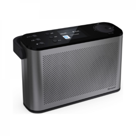 Sharp OSAKA Stereo Portable Digital Radio | DR-P540(GY) | USB port | Bluetooth | FM radio | Wireless connection